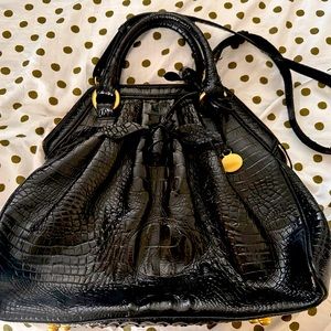 Brahmin Alligator Satchel